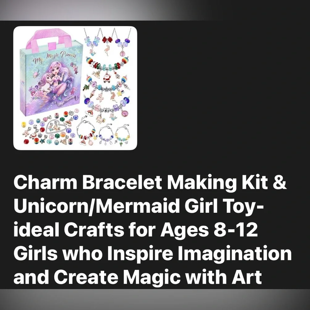 Jewelry Making Set for Kids - Pink and Purple